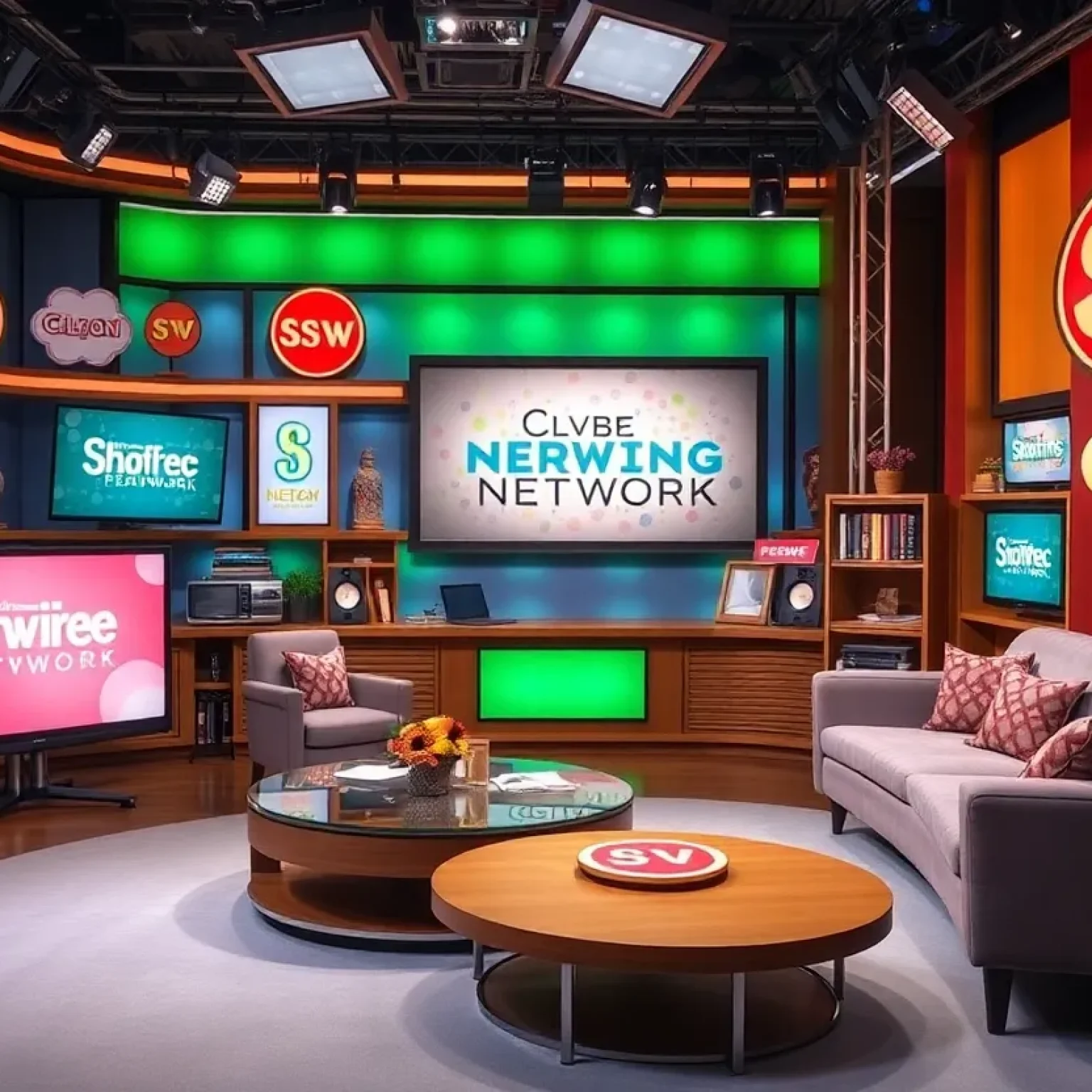 HSN studio during final broadcast farewell