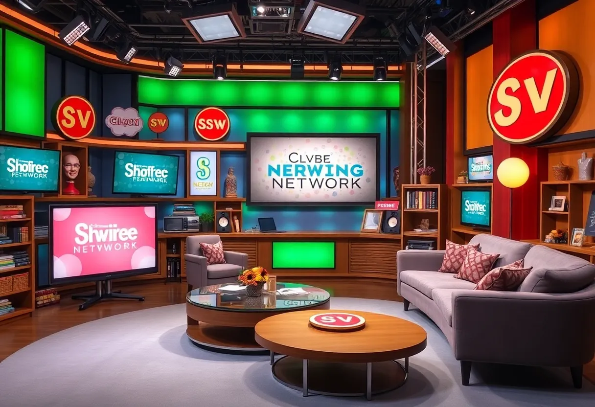 HSN studio during final broadcast farewell