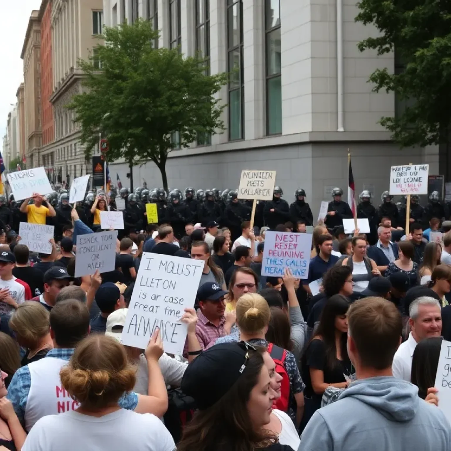 Protests in Los Angeles Over Immigration Policies