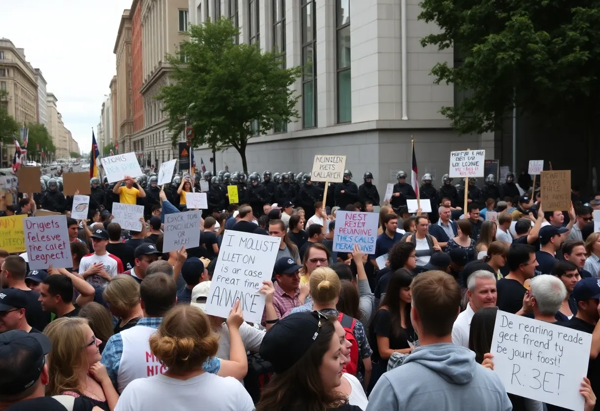 Protests in Los Angeles Over Immigration Policies