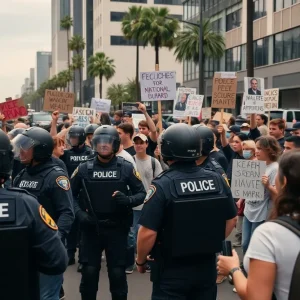 Los Angeles Protests with National Guard