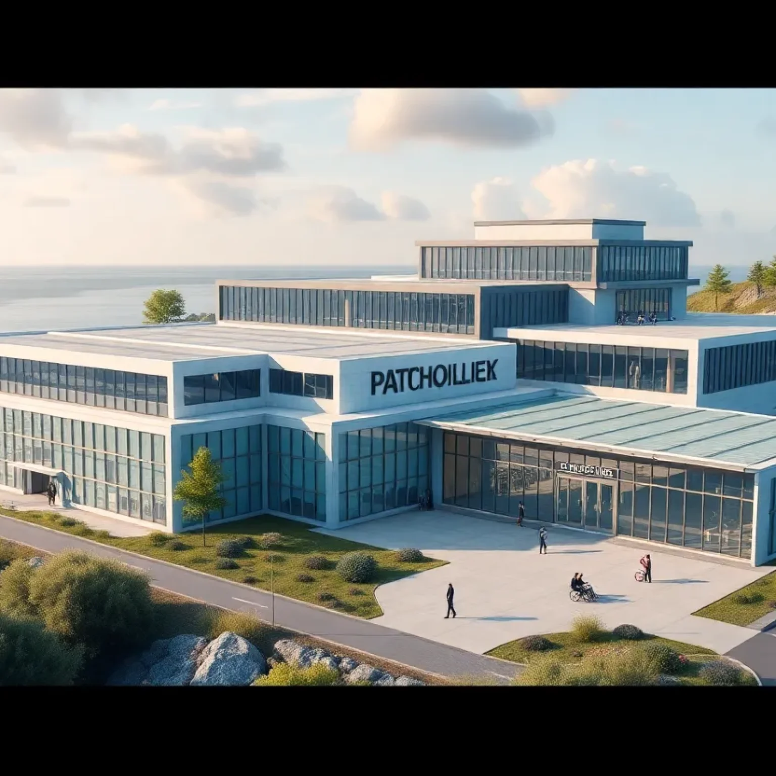 An artist's rendering of the new marine mammal complex at Eckerd College