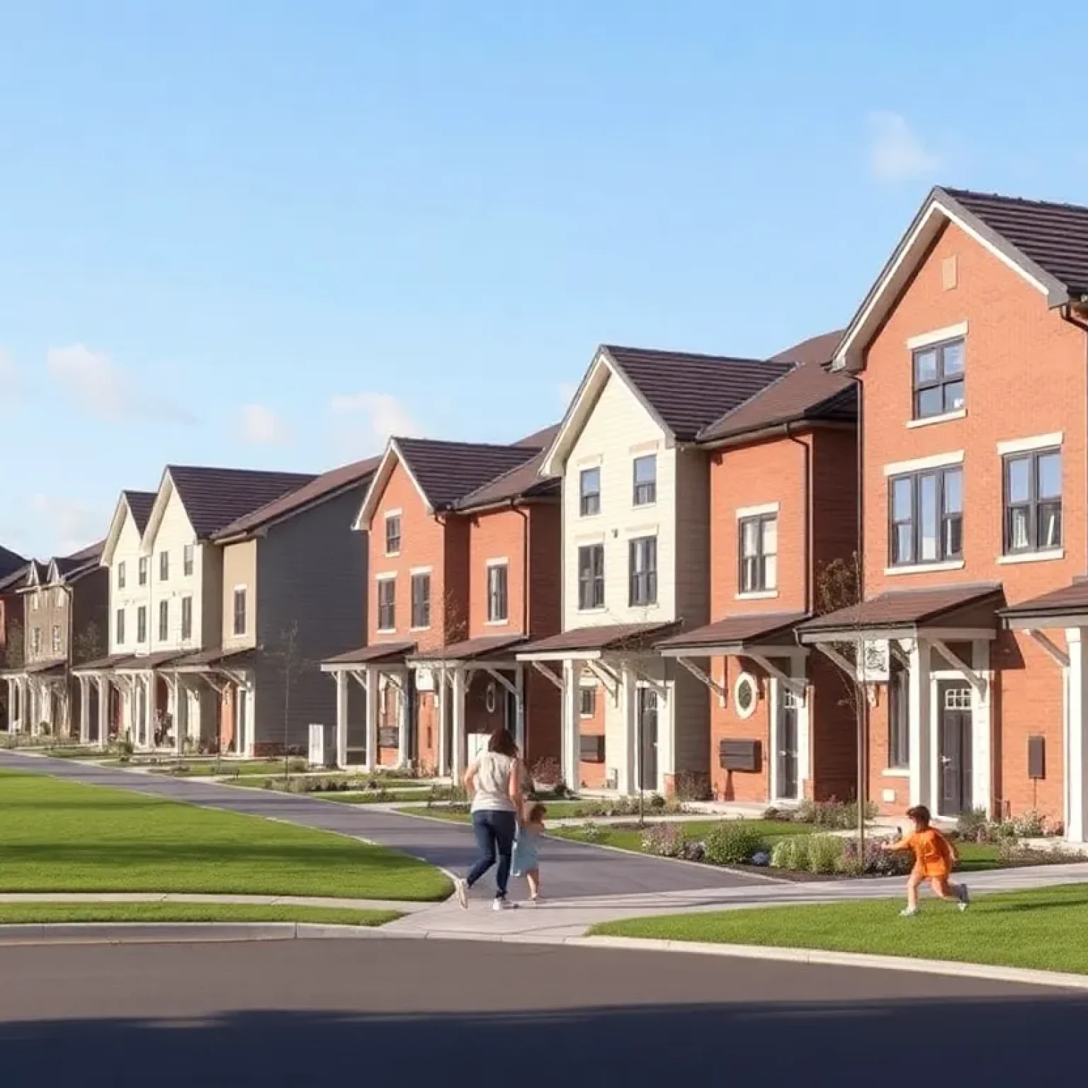 Render of Pelican Place townhome community in St. Petersburg.