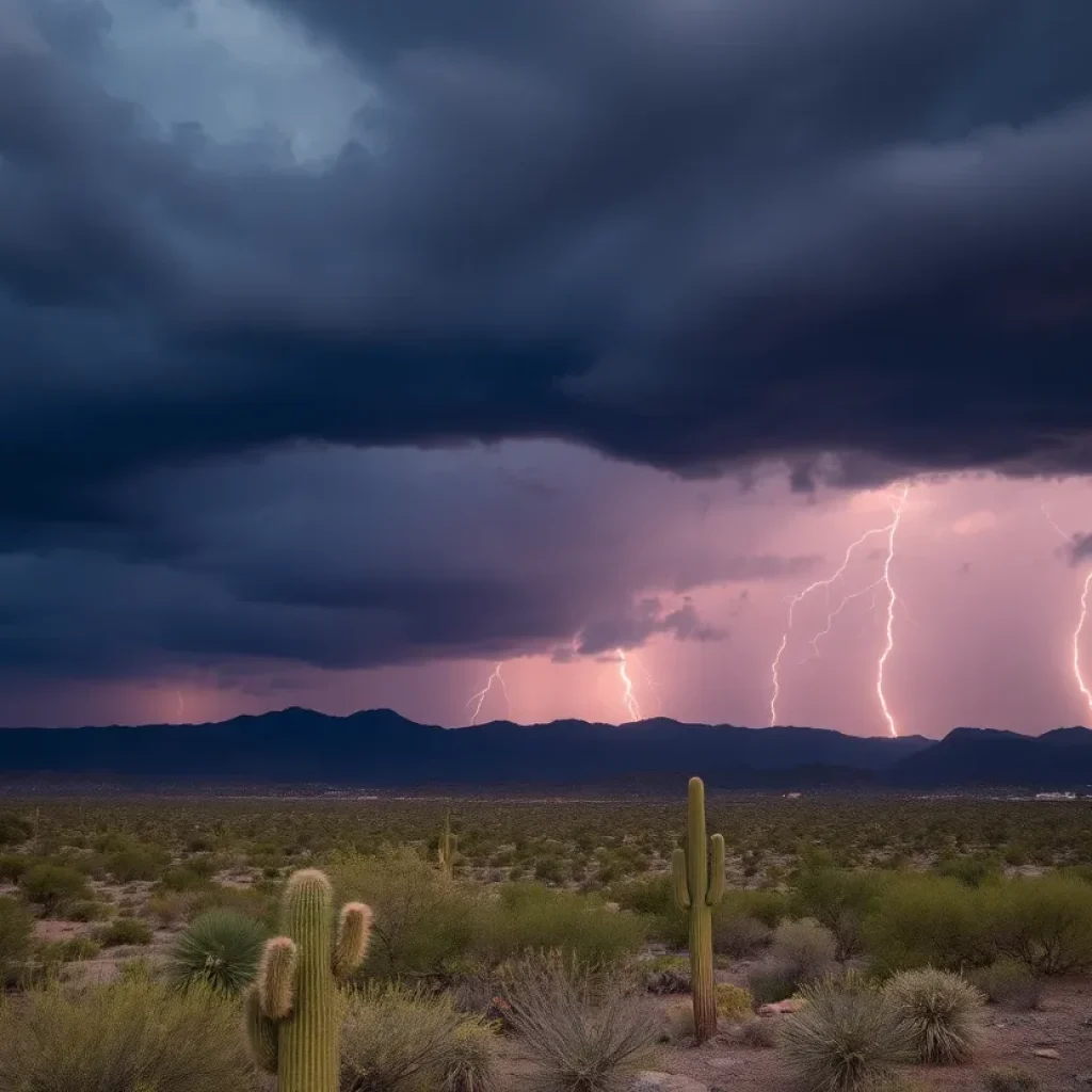 Rain Clouds Over Phoenix