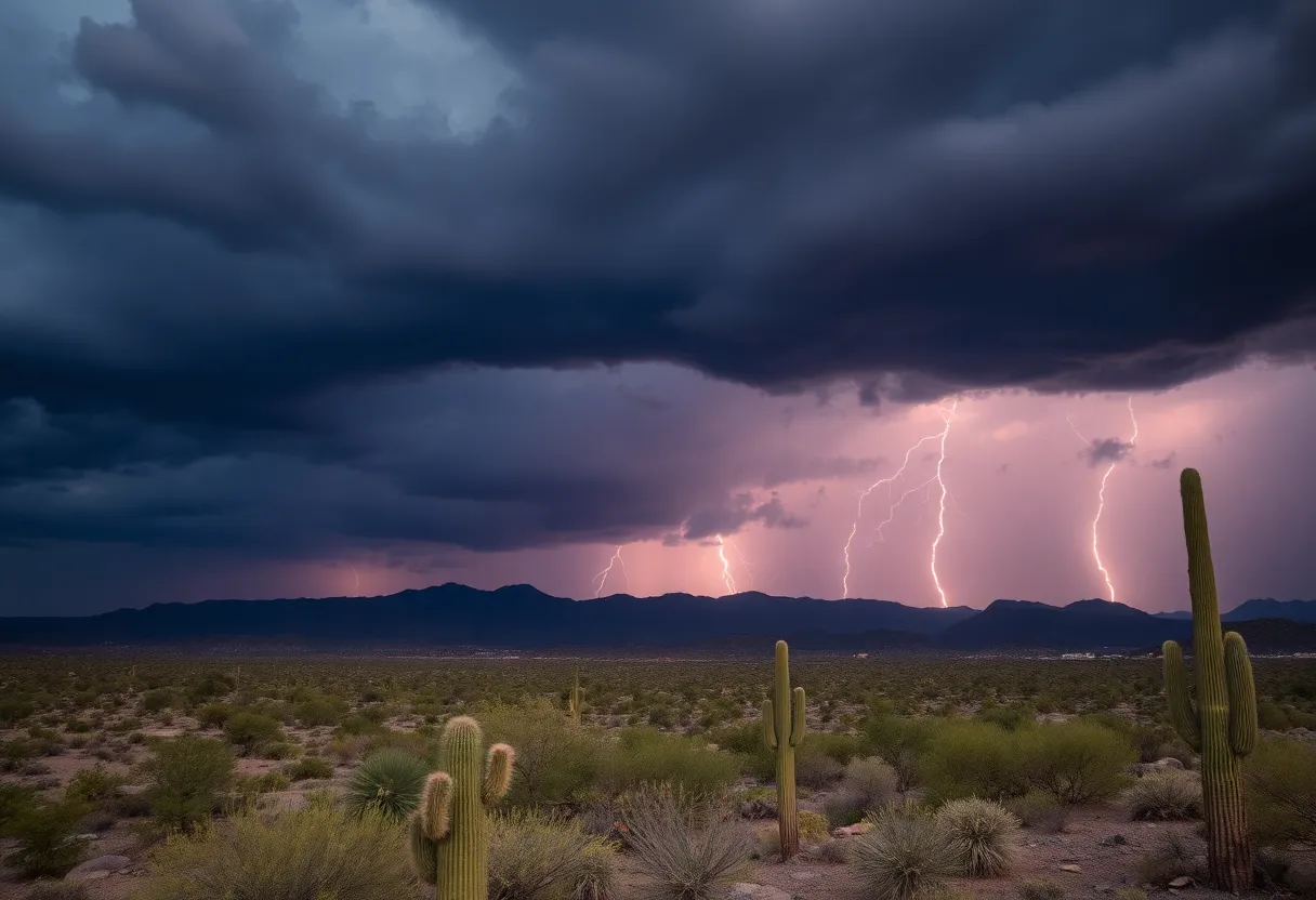 Rain Clouds Over Phoenix