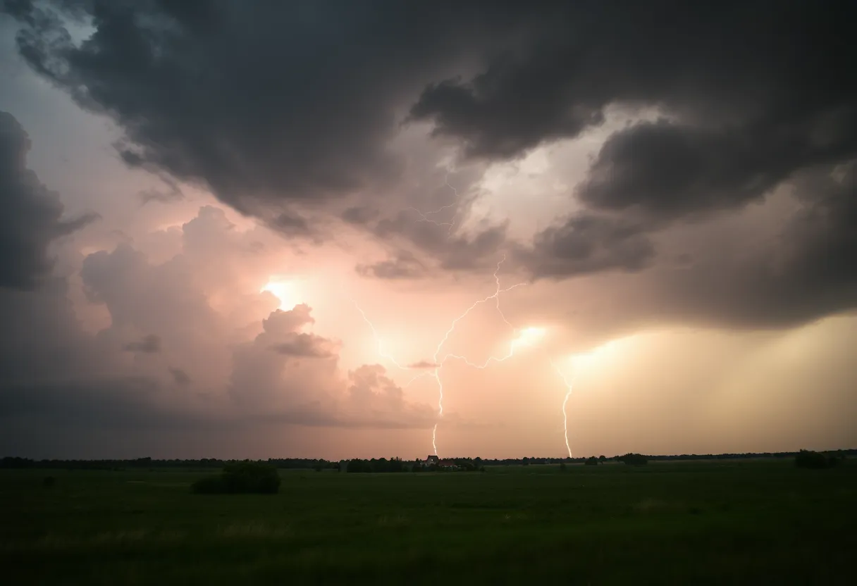 Severe Thunderstorm in North Texas