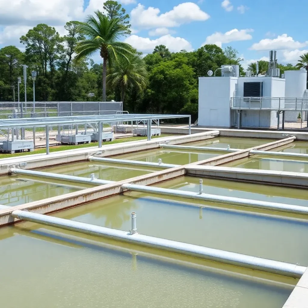 Water treatment facility in St. Petersburg, Florida