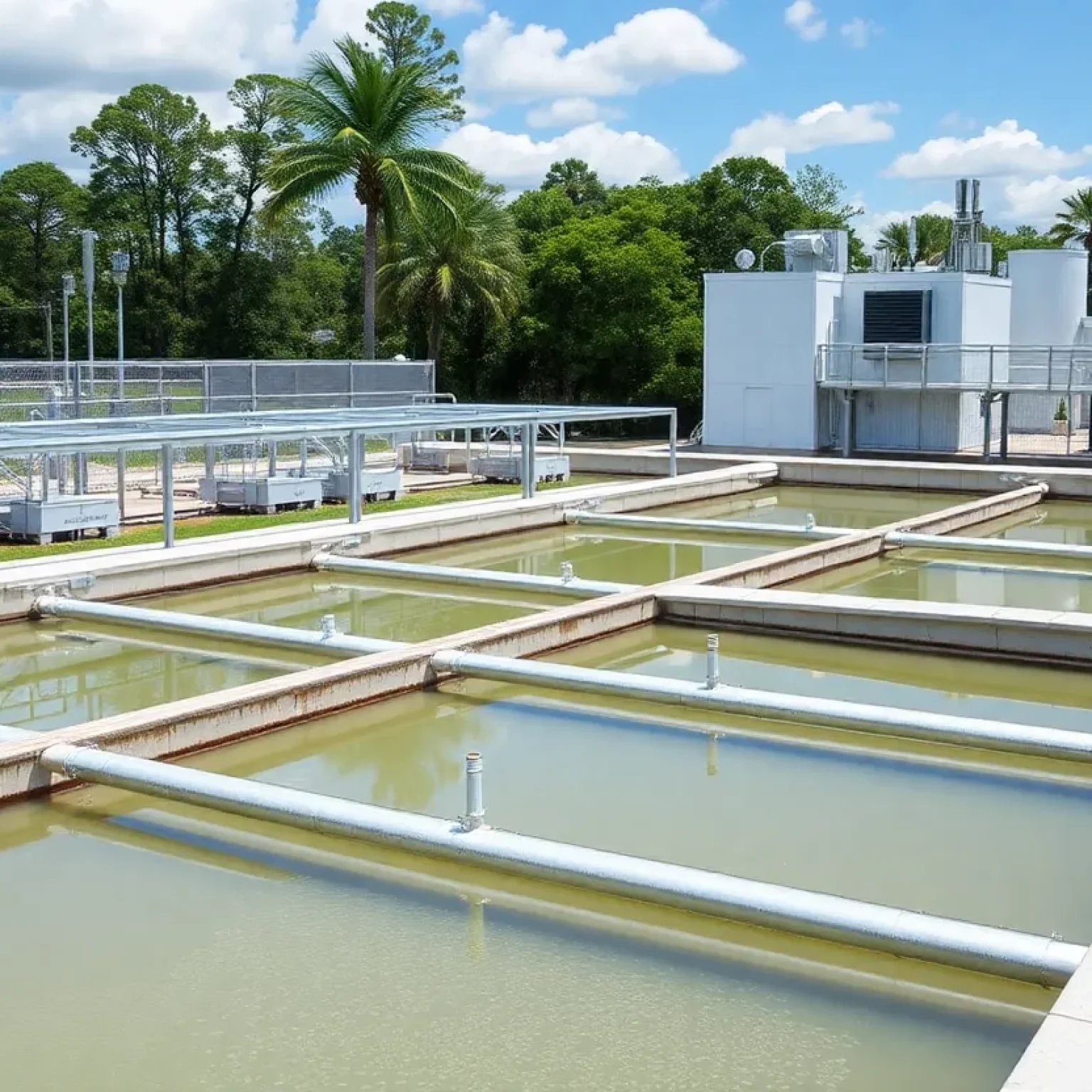 Water treatment facility in St. Petersburg, Florida
