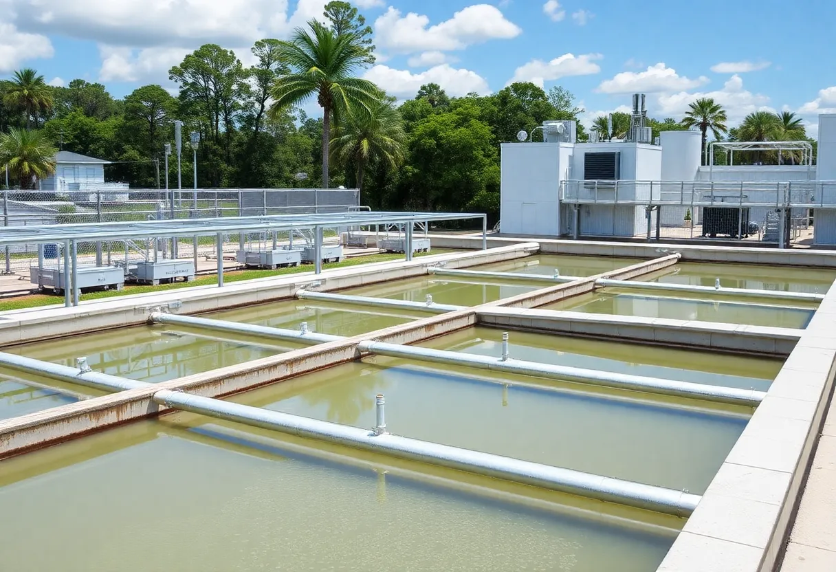 Water treatment facility in St. Petersburg, Florida