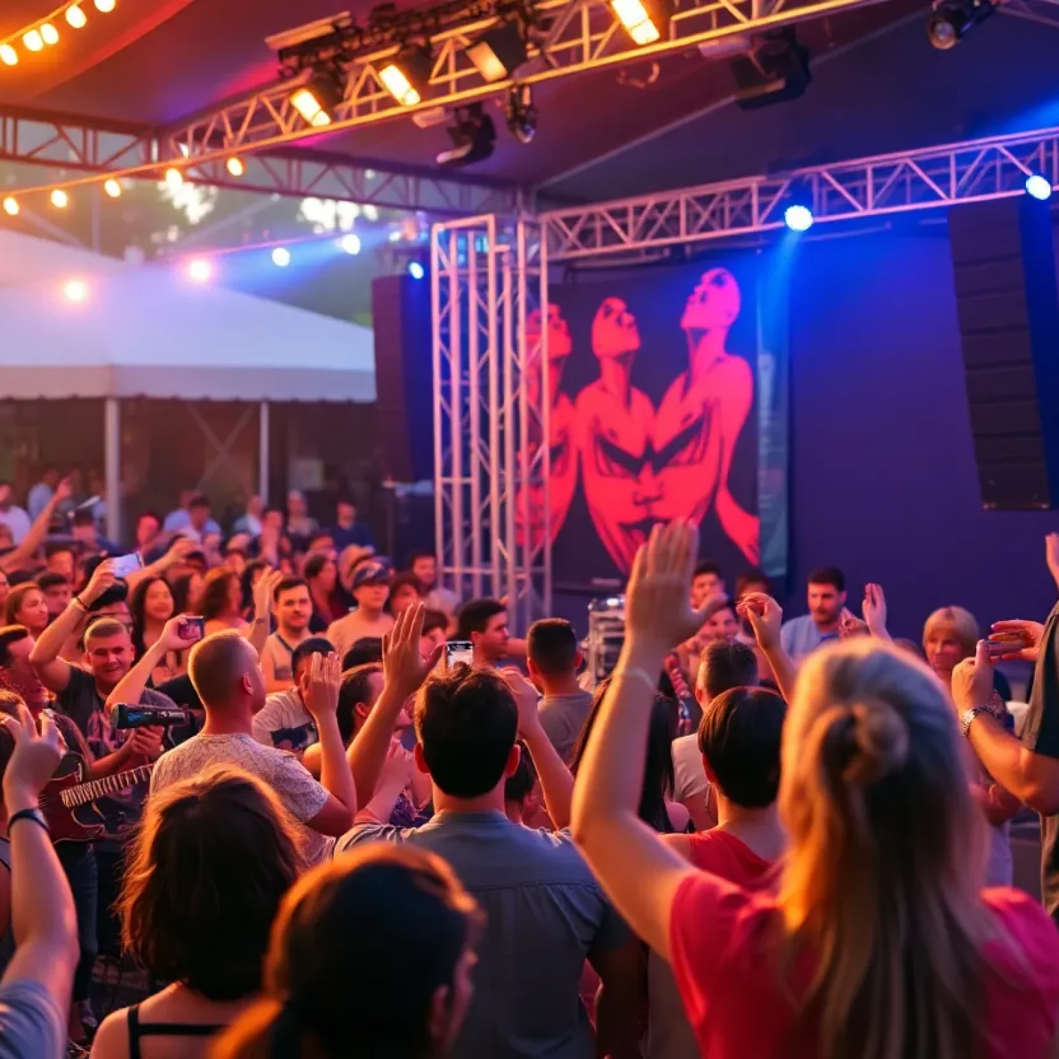 Umphrey’s McGee performing live at Miami Beach Bandshell