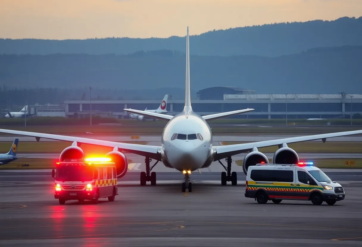 Emergency landing of Allegiant Airlines Flight