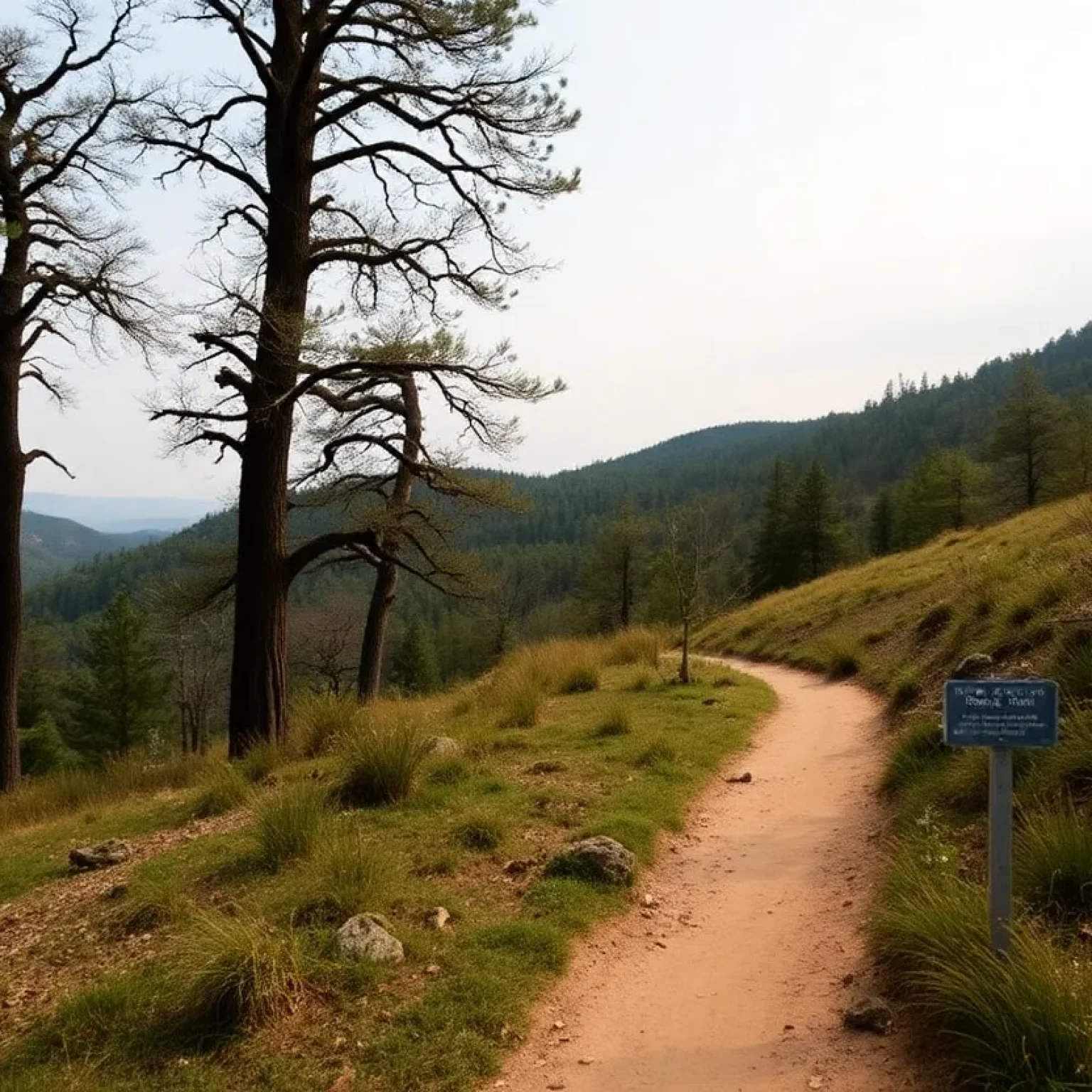 Arkansas State Park Hiking Trail