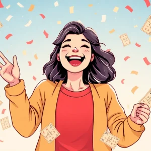 Celebrating Lottery Win