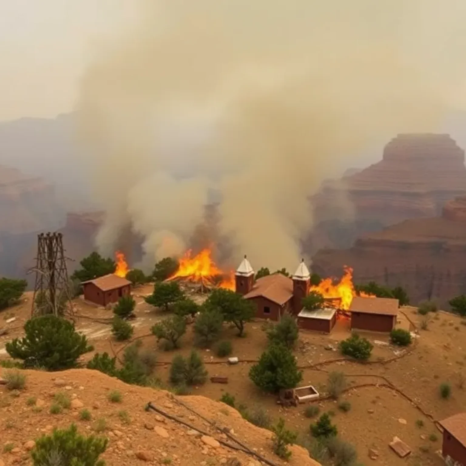 Dragon Bravo Fire at Grand Canyon