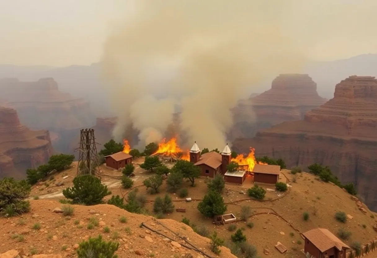 Dragon Bravo Fire at Grand Canyon