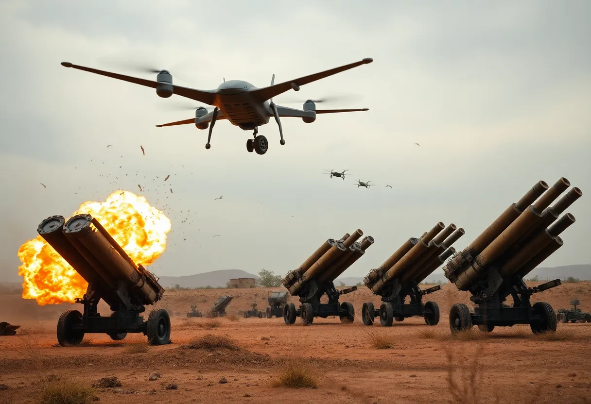 Drone Strikes on North Korean Rocket Systems