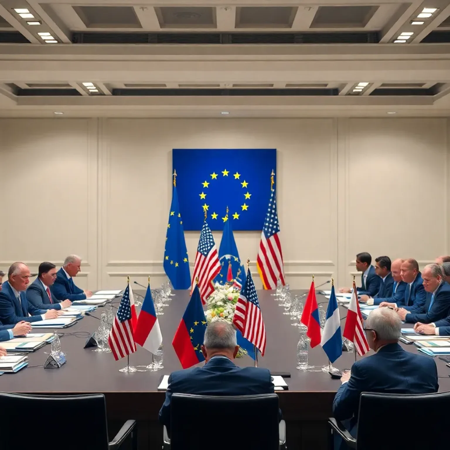 EU and US Negotiators at the Trade Table