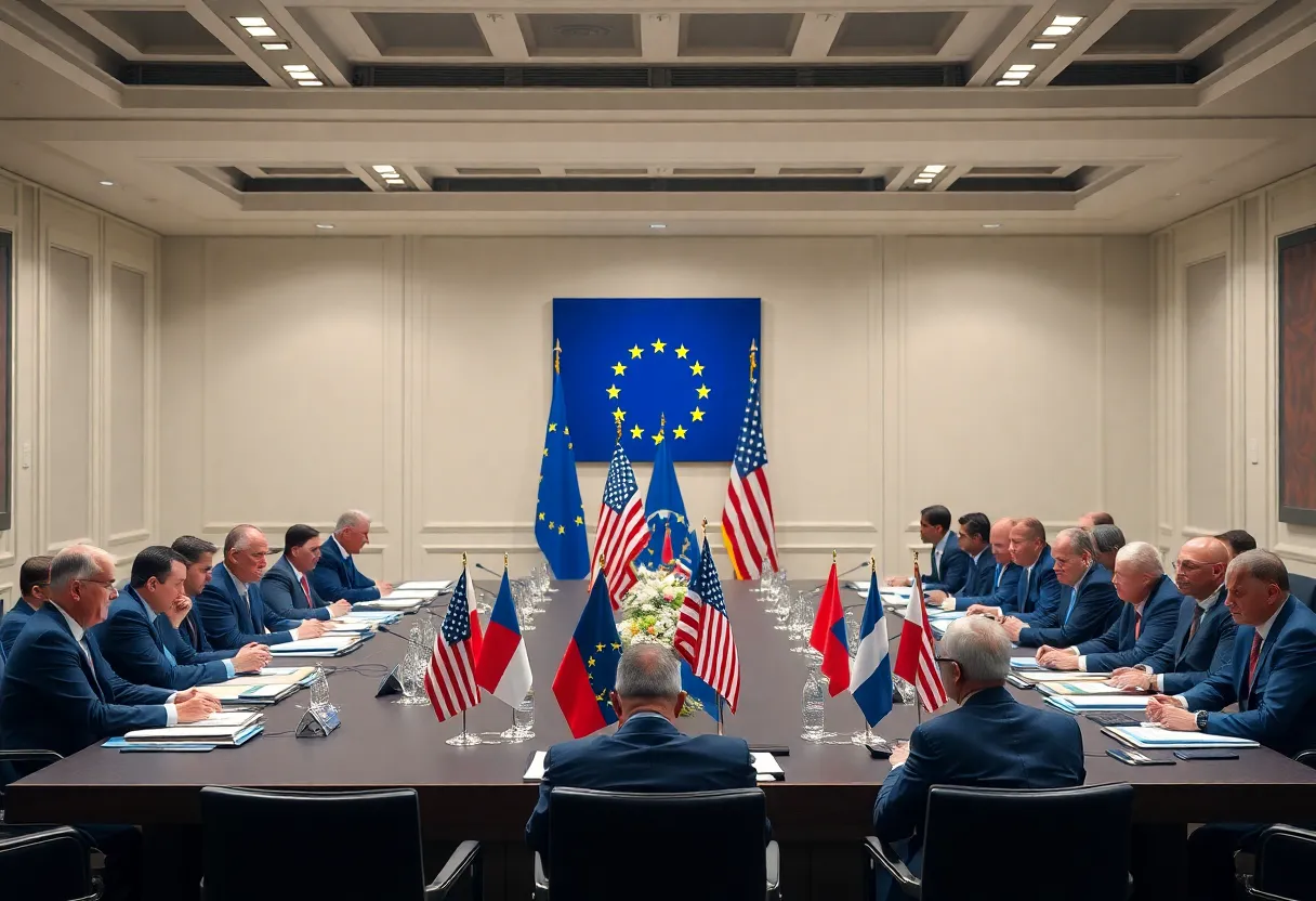EU and US Negotiators at the Trade Table