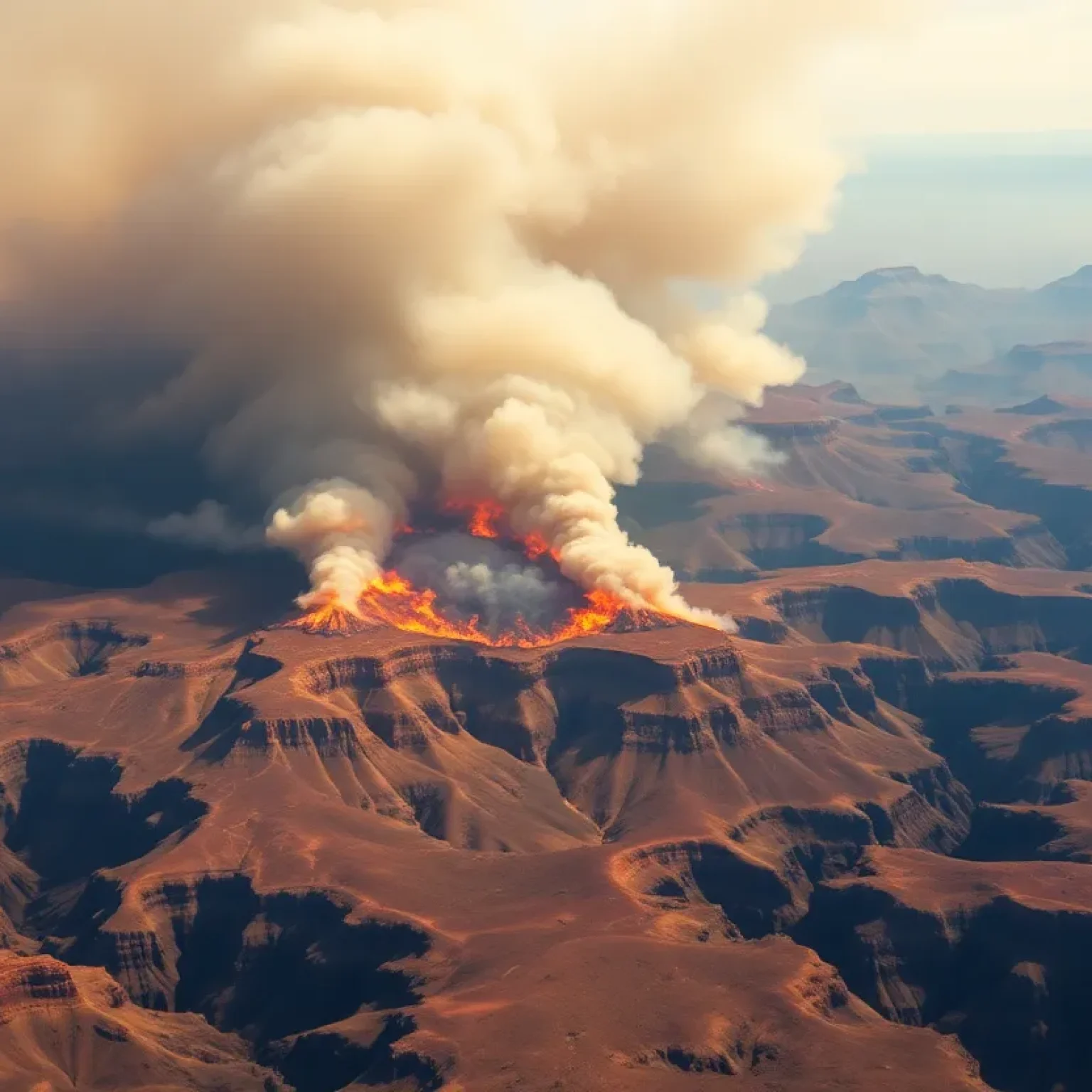Grand Canyon Wildfire Emergency