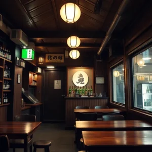 Interior of In Between Days sake bar in St. Petersburg