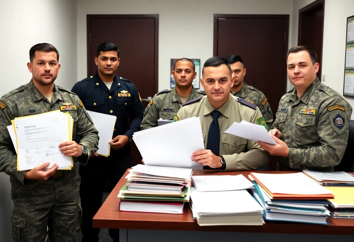 Marines Assisting ICE Operations