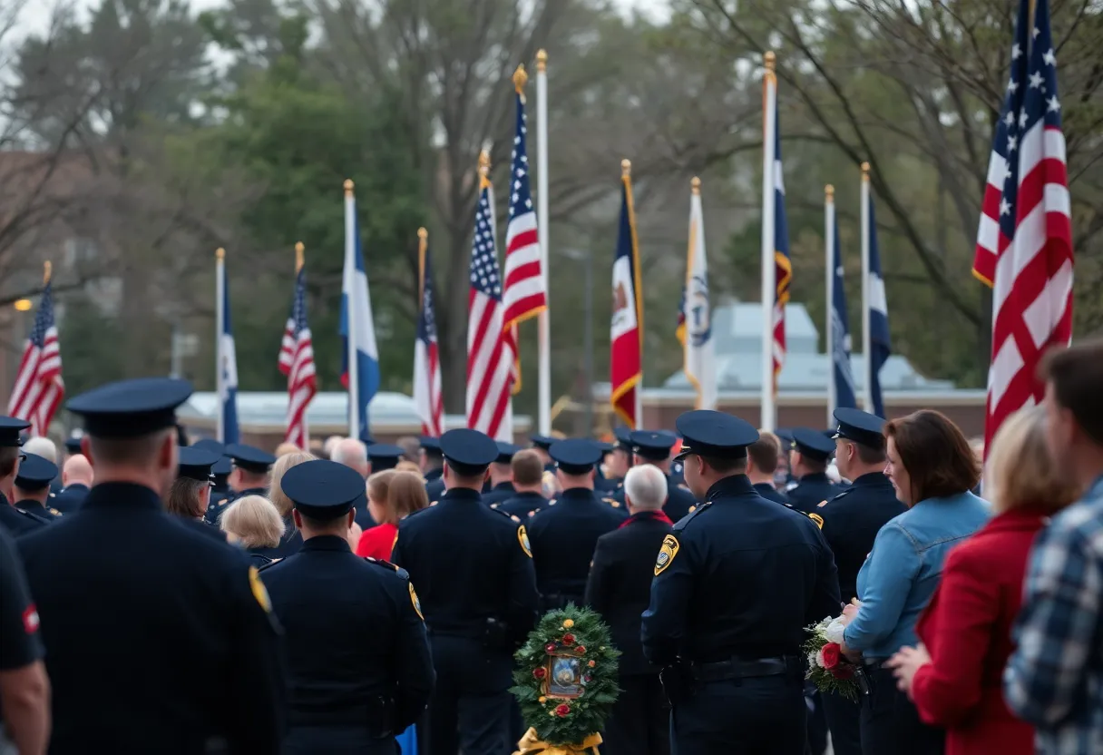 Memorial for Fallen L.A. Deputies