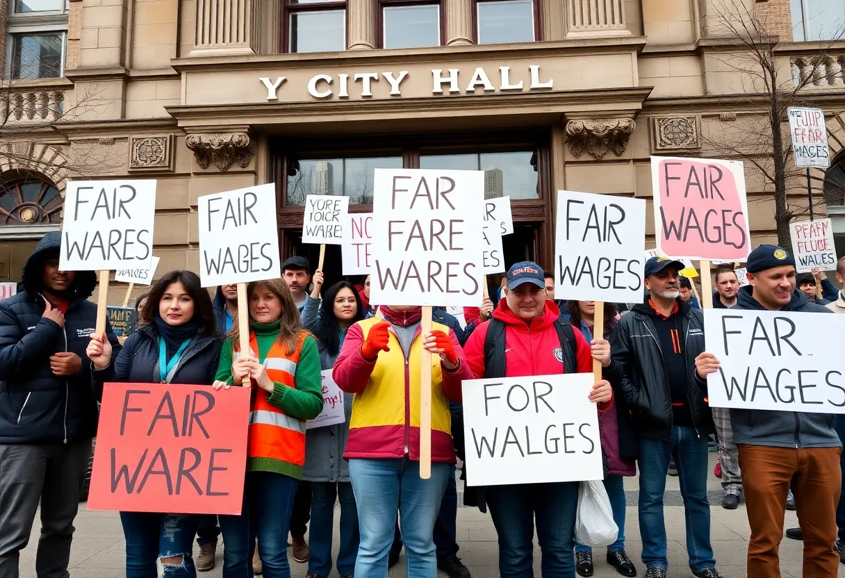 Philadelphia Workers Strike for Fair Wages