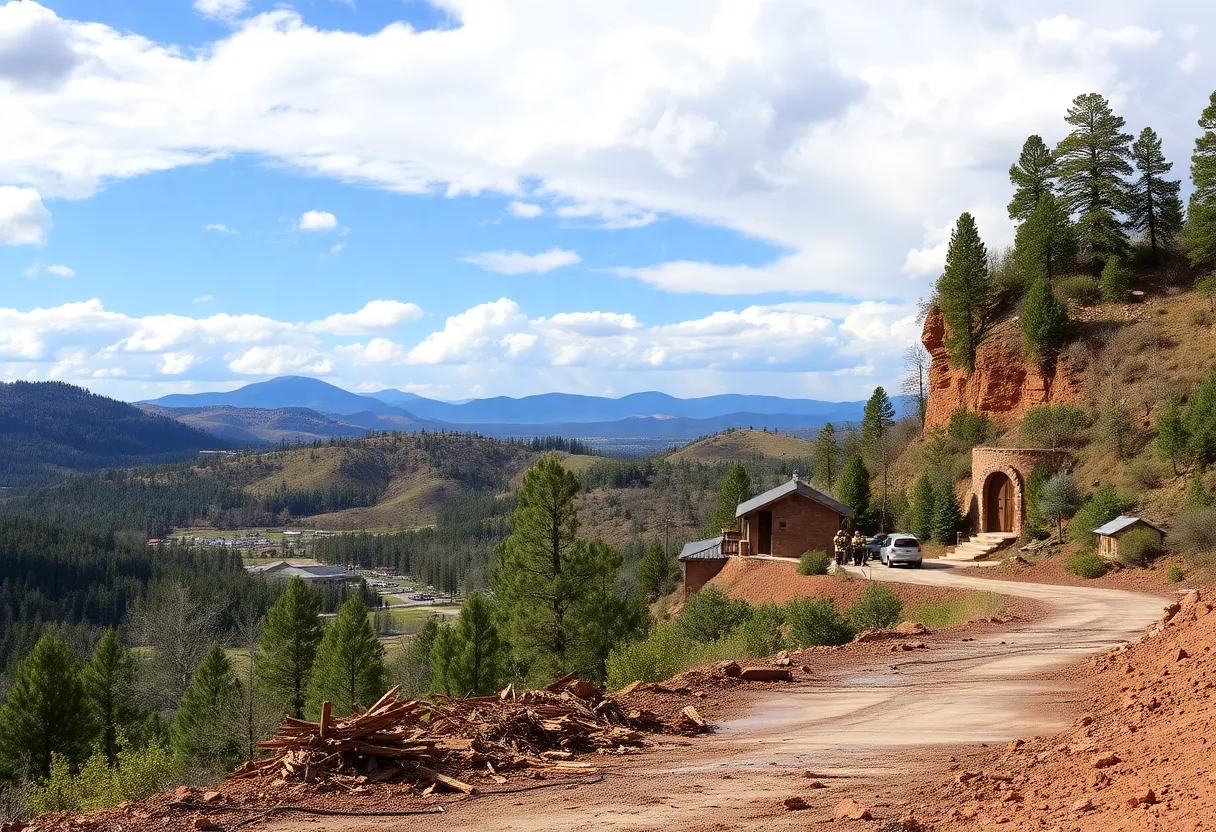 Aftermath of Flash Flooding in Ruidoso