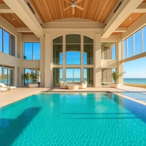 Stunning waterfront estate in St. Pete Beach with pool