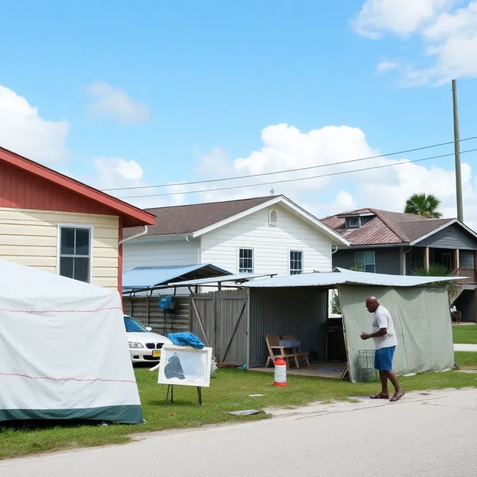 Residents of St. Petersburg dealing with housing challenges after a hurricane