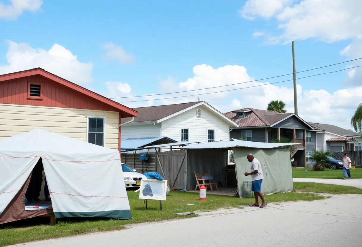 Residents of St. Petersburg dealing with housing challenges after a hurricane