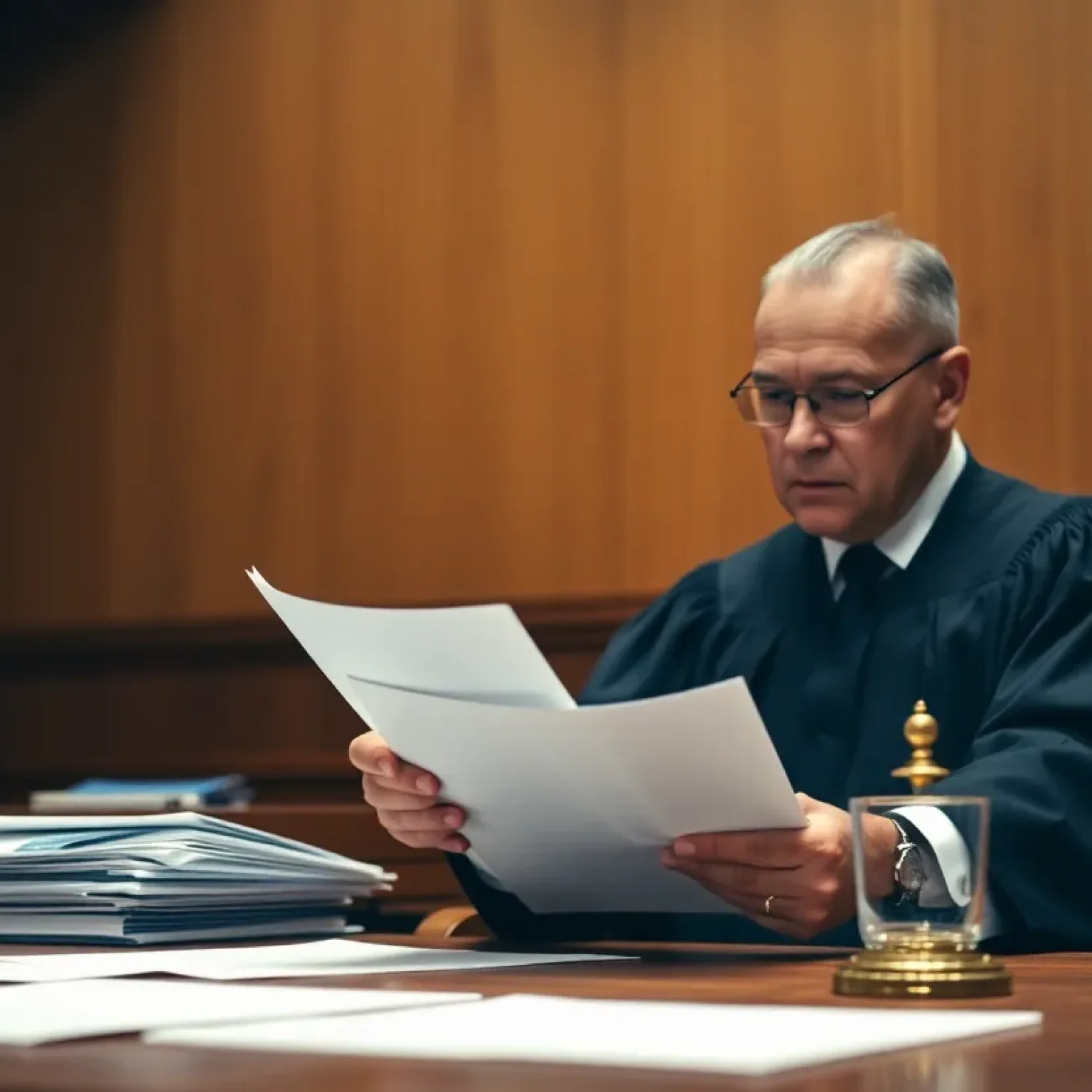 Courtroom Hearing on Deportation