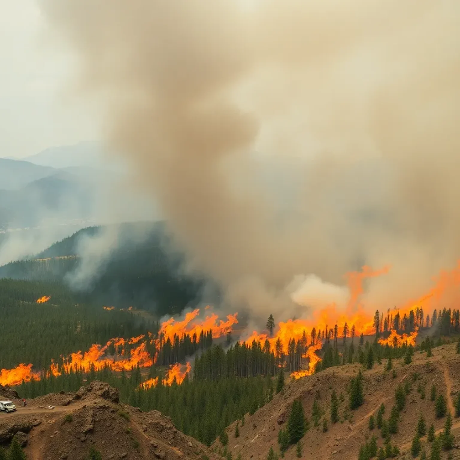 Gifford Fire in Los Padres National Forest
