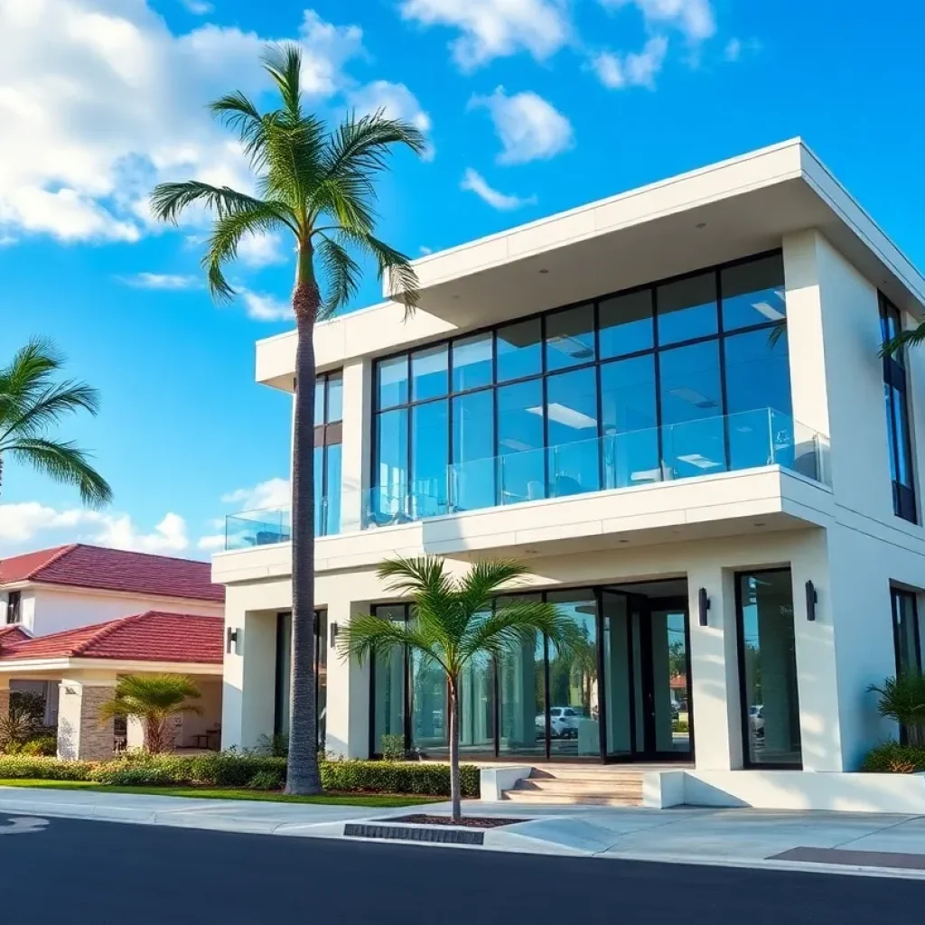 Modern luxury real estate office in St. Petersburg, Florida