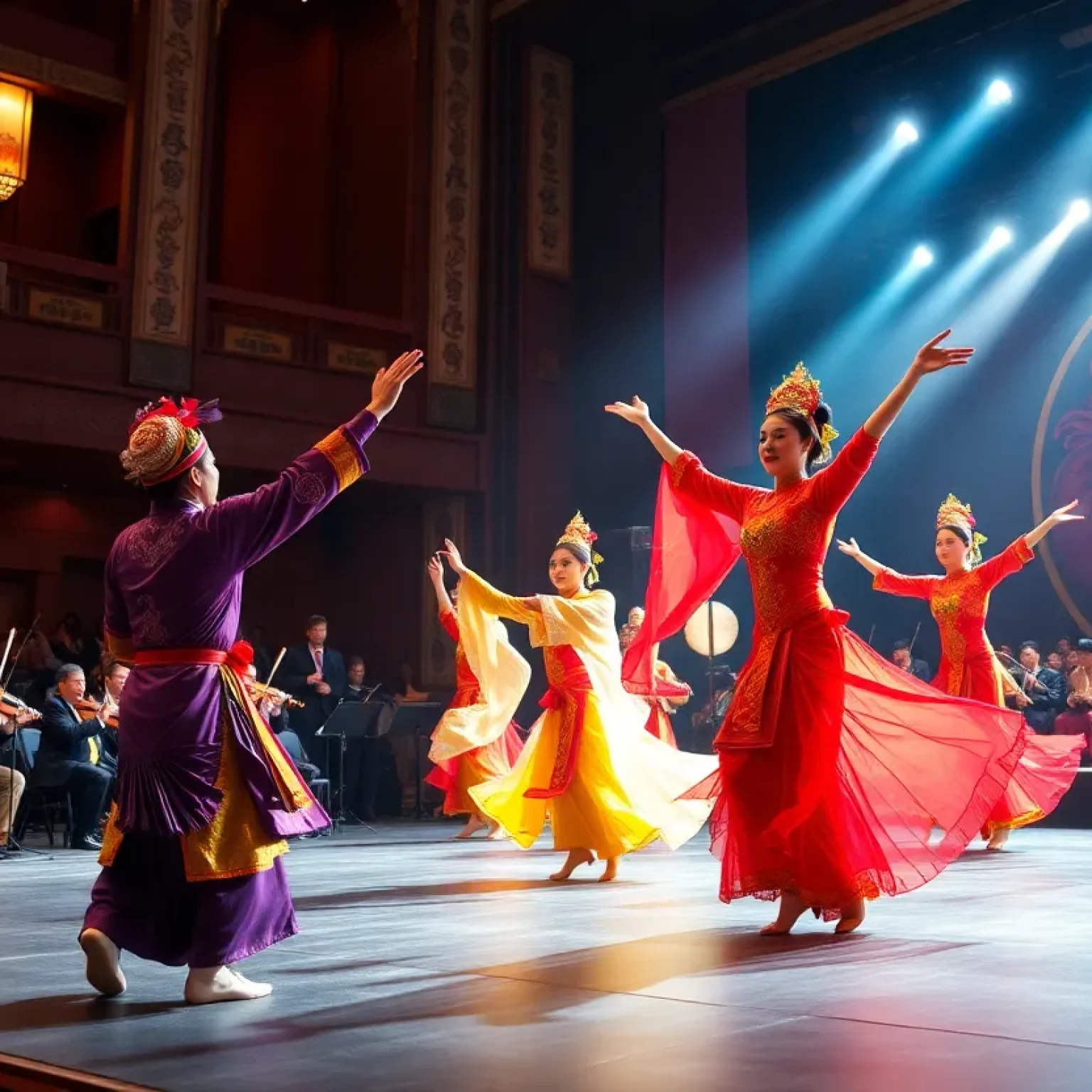 Scene from Shen Yun Performing Arts showcasing traditional Chinese dance.