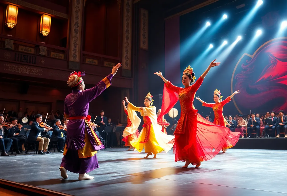 Scene from Shen Yun Performing Arts showcasing traditional Chinese dance.