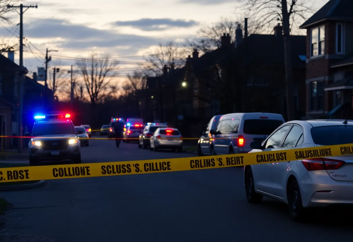 Police respond to a shooting incident in St. Petersburg