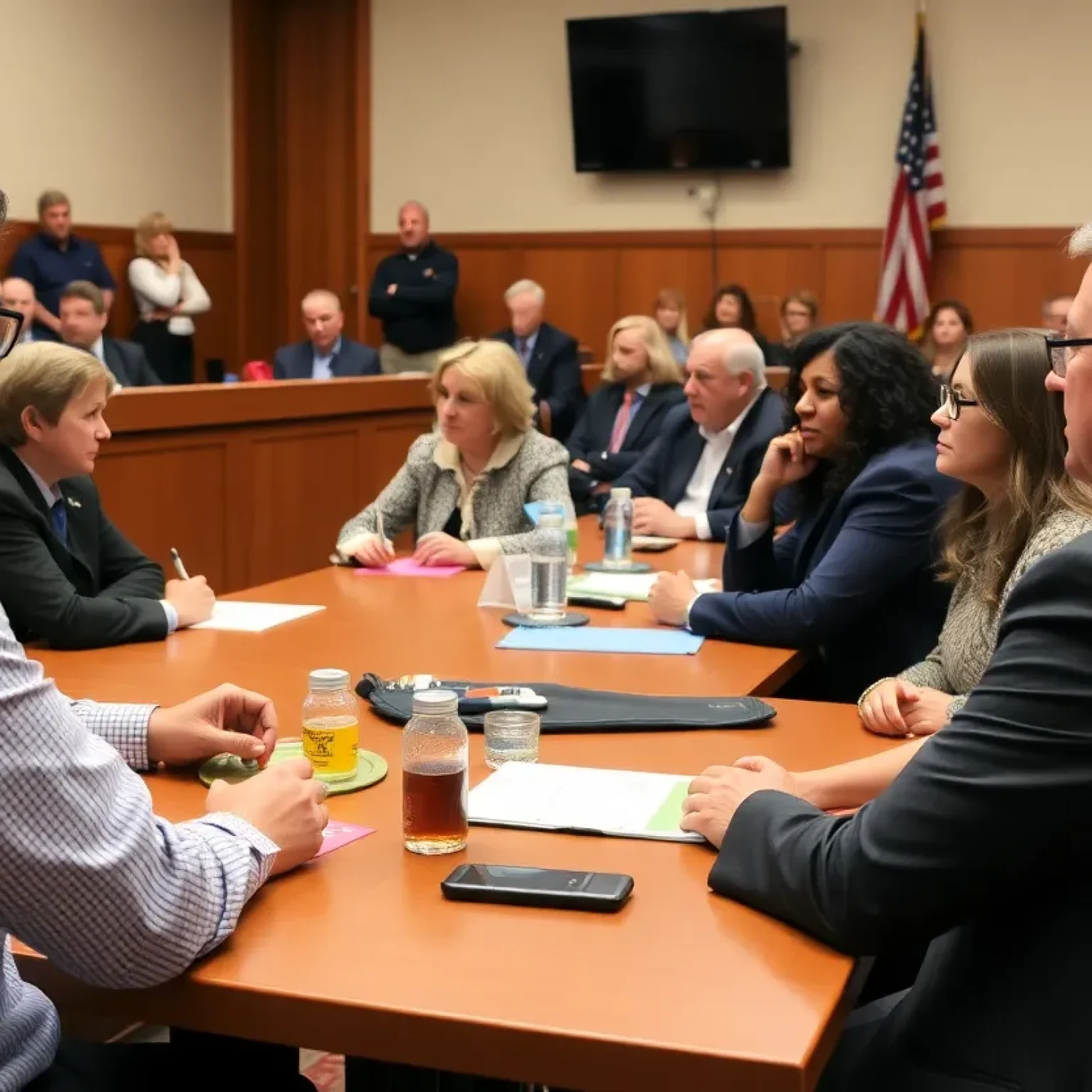 City Council discussing energy solutions in St. Petersburg.