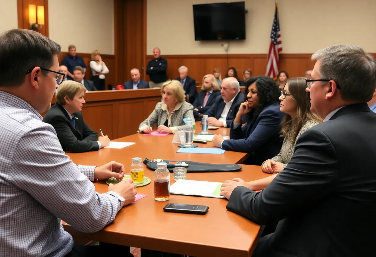 City Council discussing energy solutions in St. Petersburg.