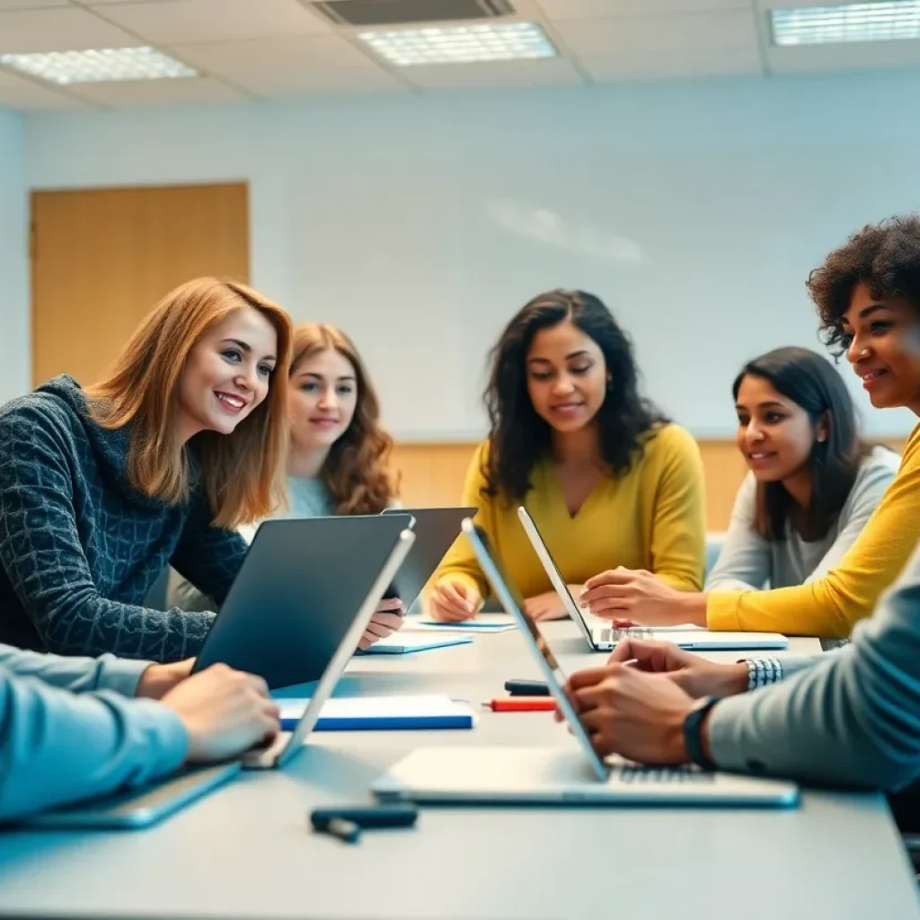 Teachers using AI tools in the classroom