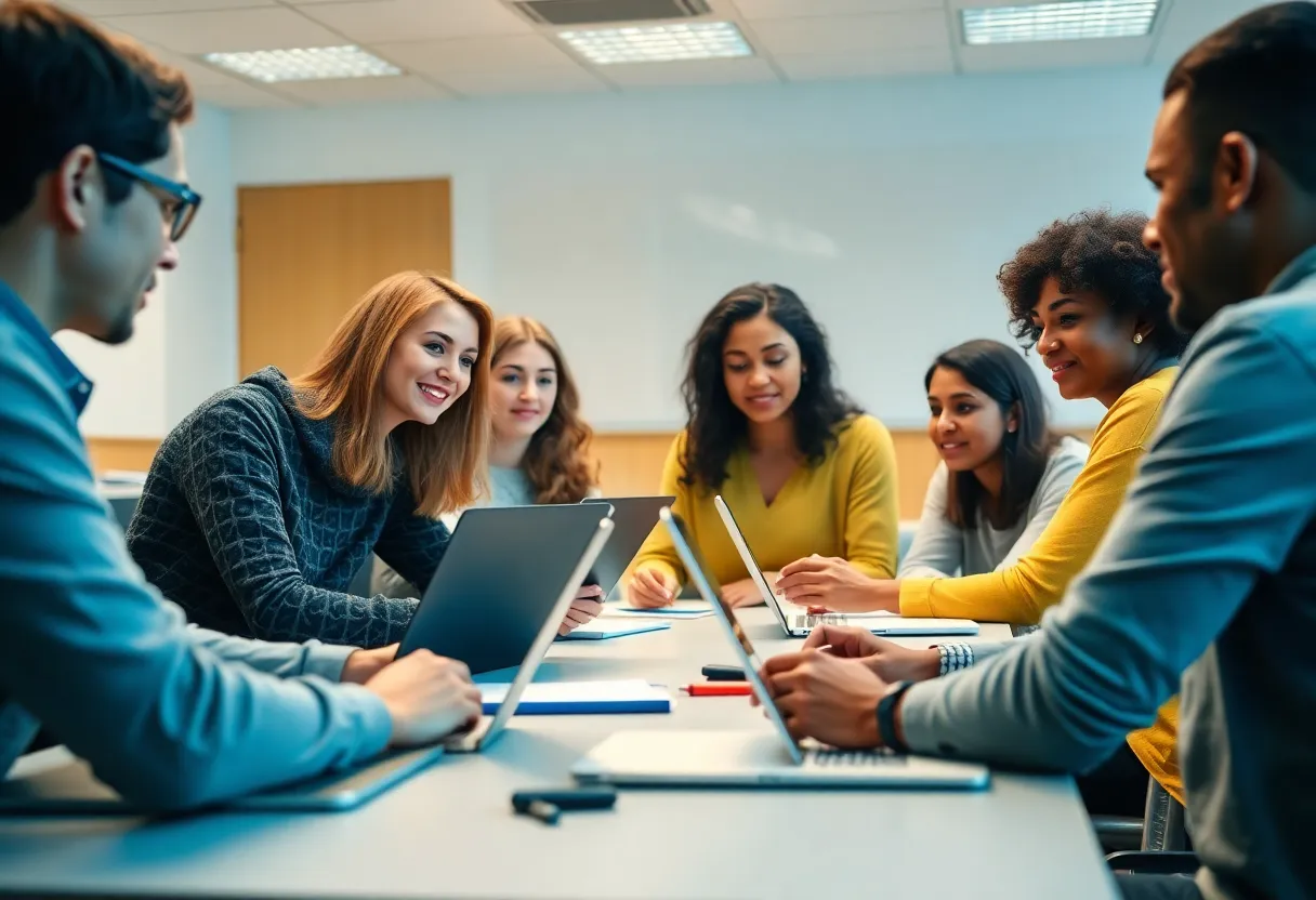 Teachers using AI tools in the classroom