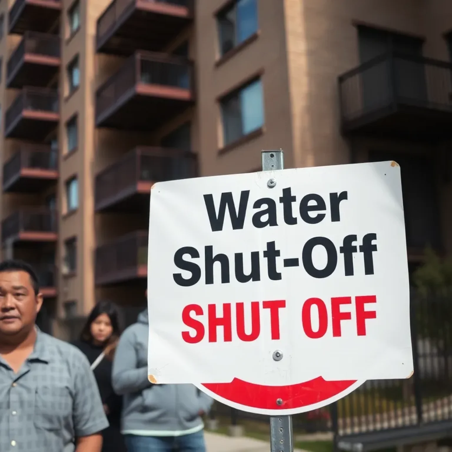 Residents at The Morgan Apartments facing potential water shut-off