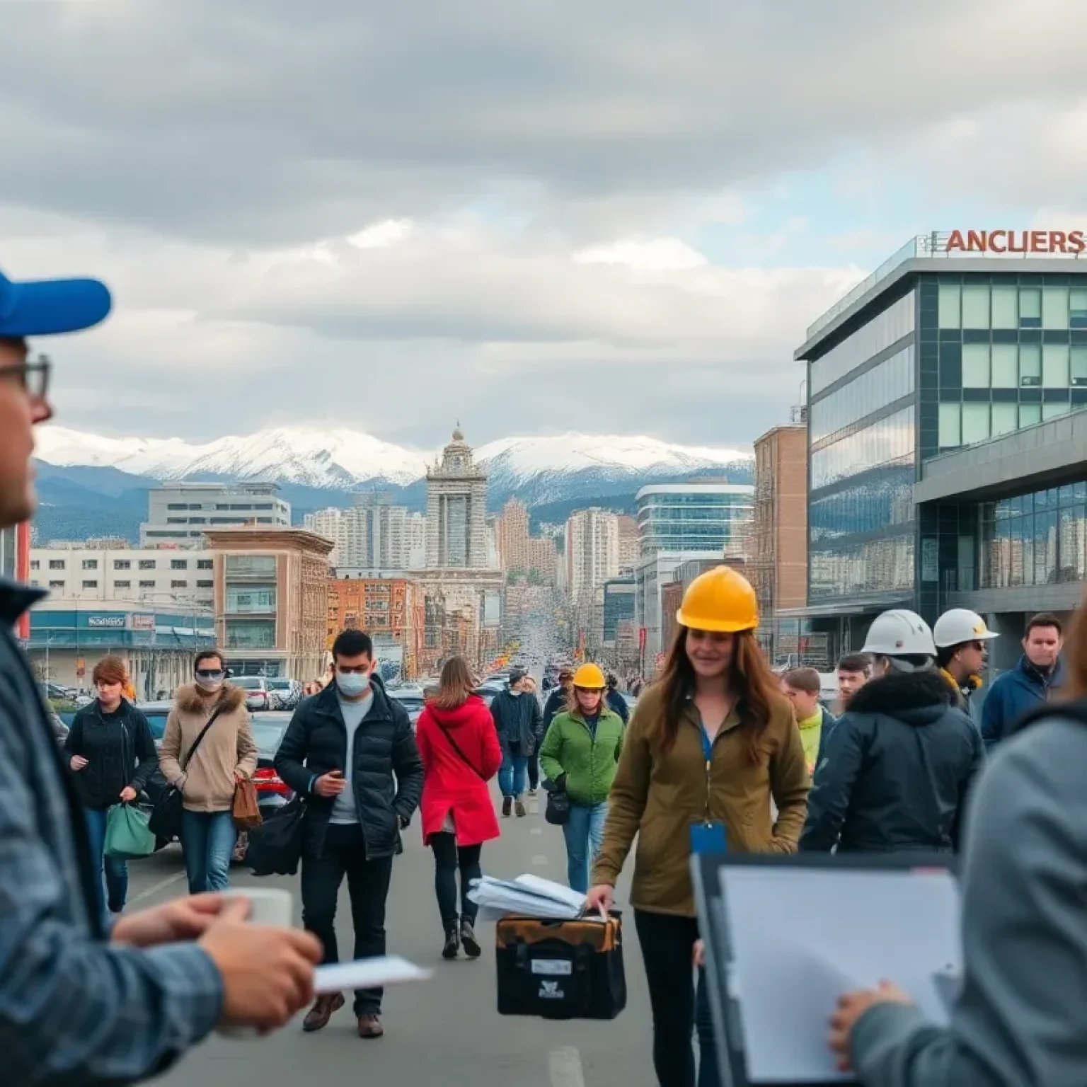 Urban professionals in Anchorage, Alaska