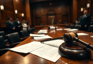 Courtroom Scene