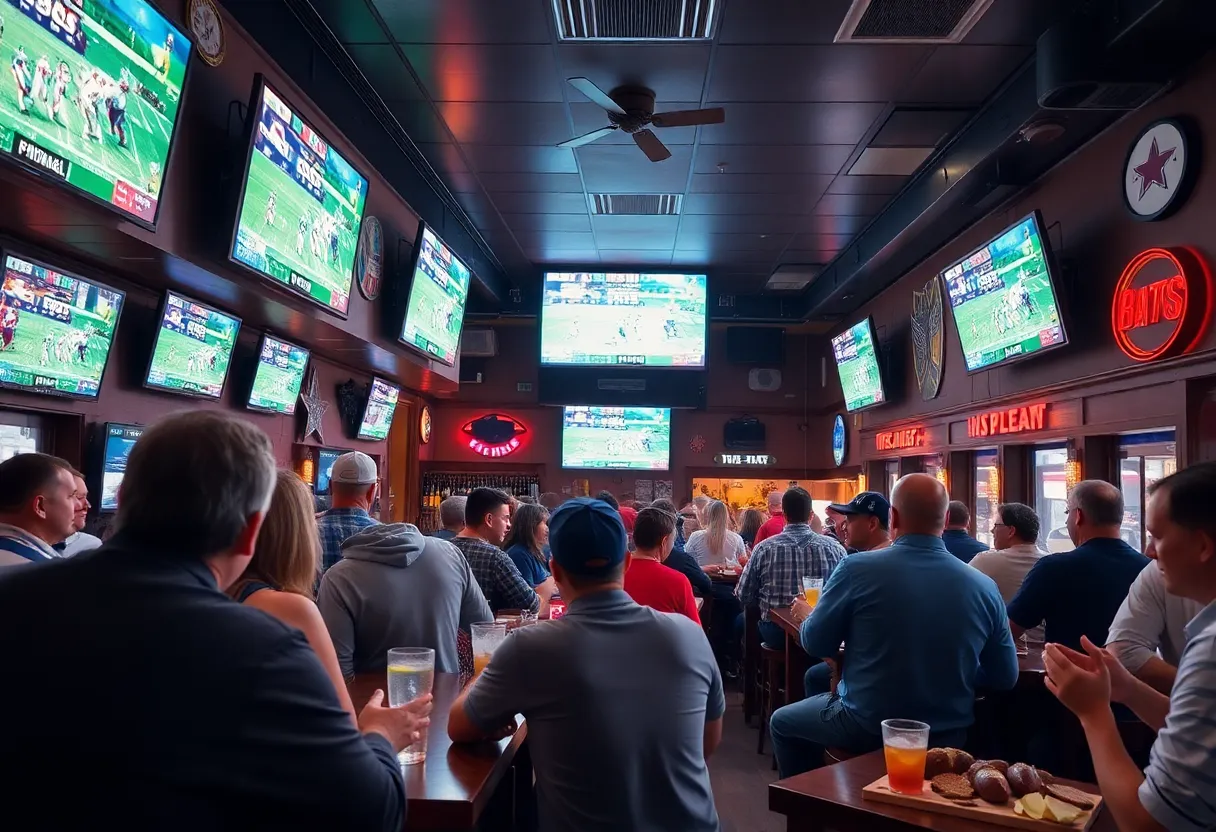 Fans enjoying a game at Ferg's Sports Bar & Grill in St. Petersburg