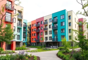 Modern affordable housing complex in St. Petersburg