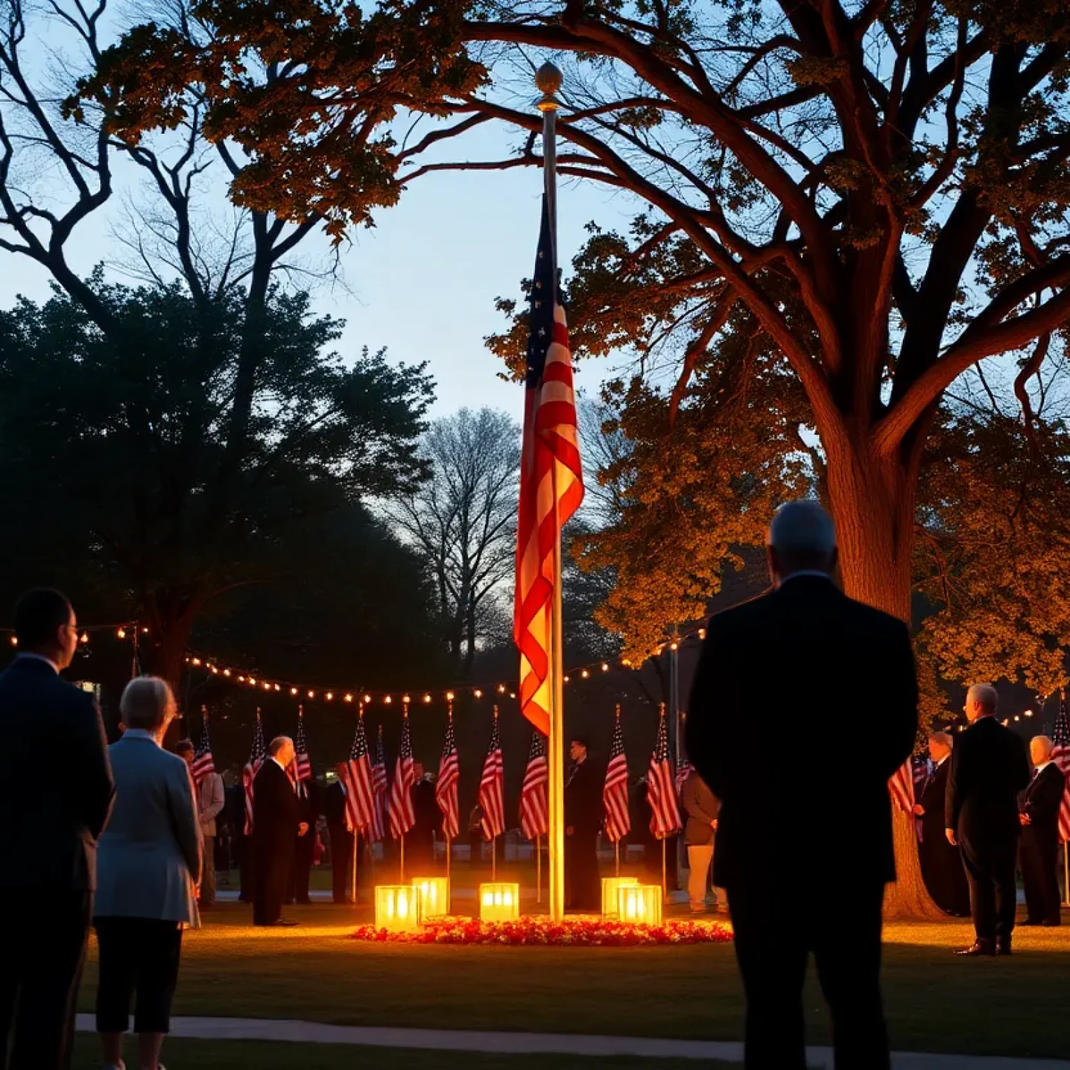 Ceremony at Gulfport commemorating September 11