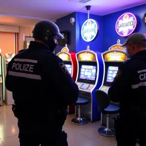 Police seizing illegal gambling machines in St. Petersburg