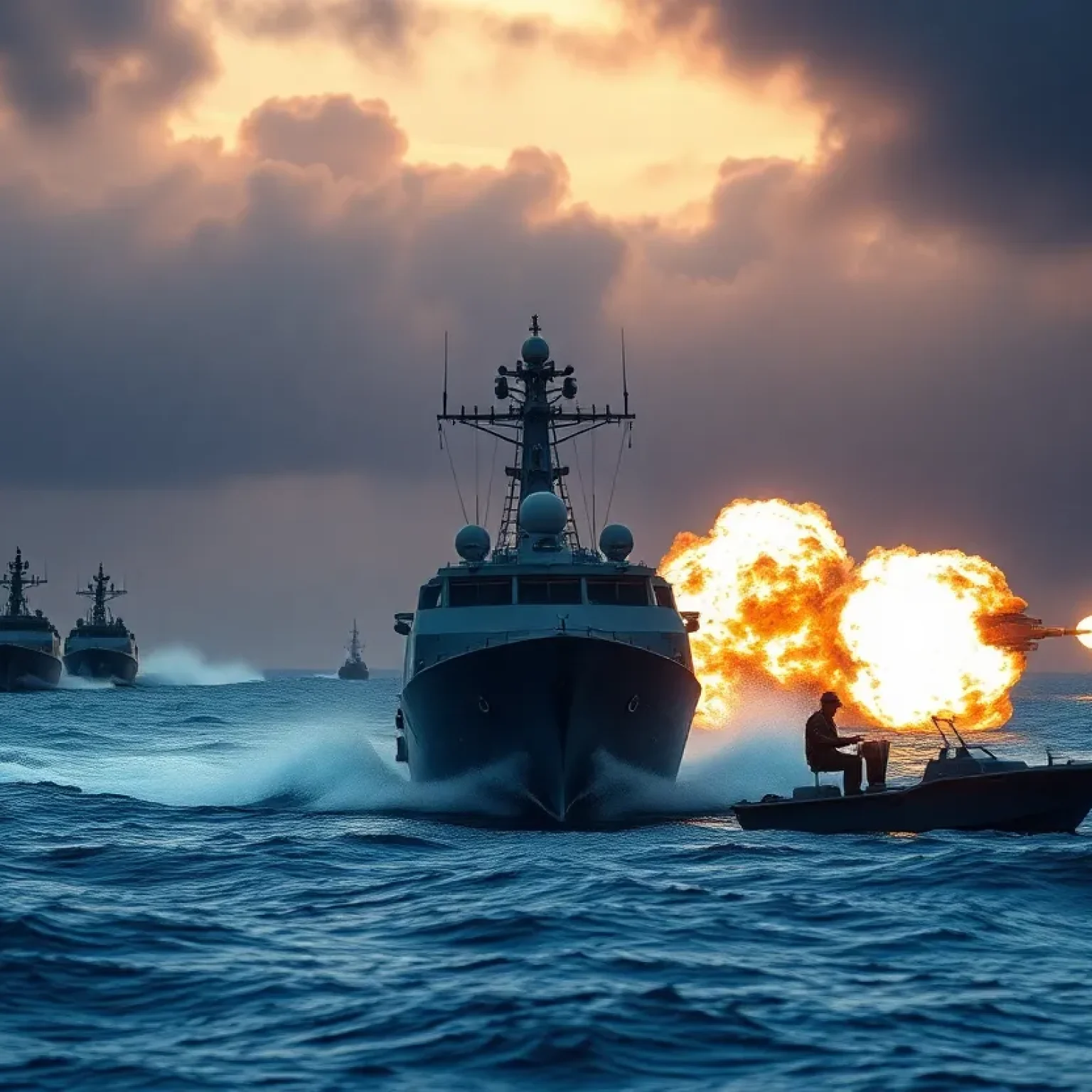Military Operation on International Waters