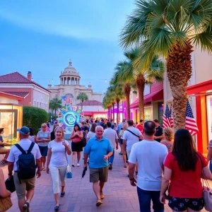 Visitors enjoying Free Museum Day in St. Petersburg, Florida